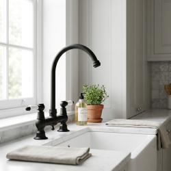 bridge-black-kitchen-faucet-retro-design